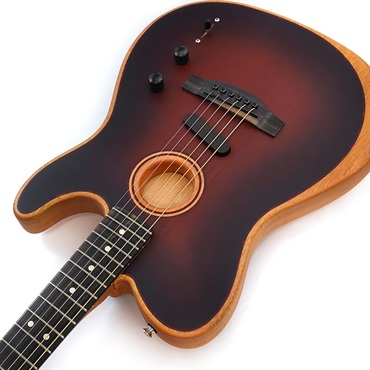 Fender Acoustics American Acoustasonic Telecaster All-Mahogany (Bourbon Burst) 画像5