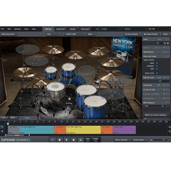TOONTRACK SDX NEW YORK STUDIOS VOL.1(オンライン納品)(2時間以内に納品) 画像1