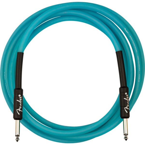 Fender USA PROFESSIONAL SERIES GLOW IN THE DARK CABLE 10feet (BLUE)(#0990810108) 画像1