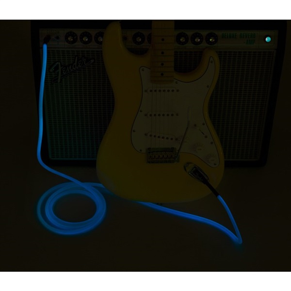 Fender USA PROFESSIONAL SERIES GLOW IN THE DARK CABLE 10feet (BLUE)(#0990810108) 画像2