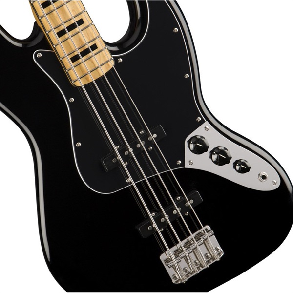 Squier by Fender Classic Vibe '70s Jazz Bass Maple Fingerboard (Black) 画像3