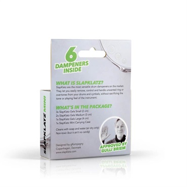 SlapKlatz SlapKlatz MINI Drum Dampeners - GEL Clear 画像1