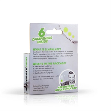 SlapKlatz SlapKlatz MINI Drum Dampeners - GEL Alien Green 画像1