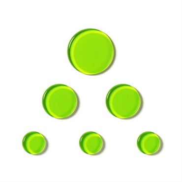 SlapKlatz SlapKlatz MINI Drum Dampeners - GEL Alien Green 画像3