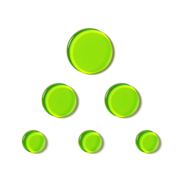 SlapKlatz SlapKlatz MINI Drum Dampeners - GEL Alien Green 画像3