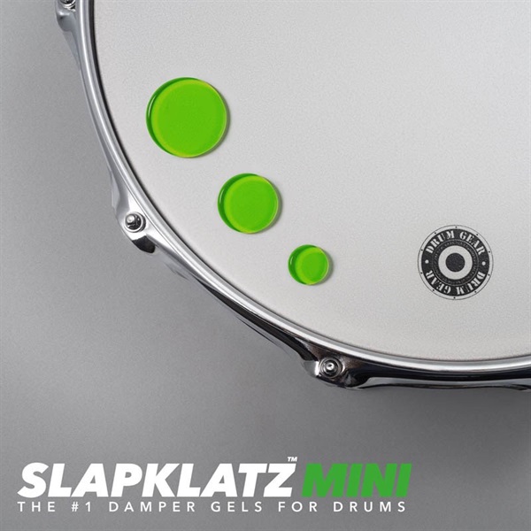 SlapKlatz SlapKlatz MINI Drum Dampeners - GEL Alien Green 画像5