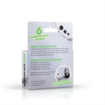 SlapKlatz SlapKlatz MINI Drum Dampeners - GEL Black 画像1