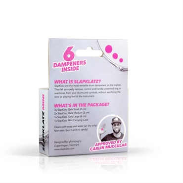 SlapKlatz SlapKlatz MINI Drum Dampeners - GEL Pink 画像1