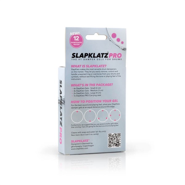SlapKlatz SlapKlatz PRO Ver.2 Drum Dampeners - GEL Pink 画像1