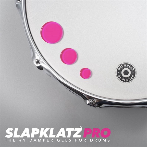 SlapKlatz SlapKlatz PRO Ver.2 Drum Dampeners - GEL Pink 画像4