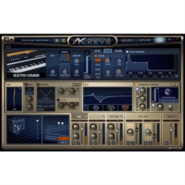xlnaudio Addictive Keys Electric Grand (代引不可)(オンライン納品) 画像1