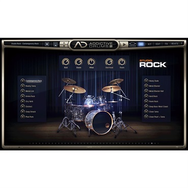 xlnaudio Addictive Drums 2 Studio Rock ADpak (代引不可)(オンライン納品) 画像1