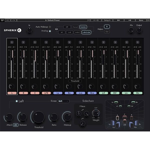 WAVES Spherix Immersive Compressor & Limiter(オンライン納品)(2時間以内に納品) 画像1