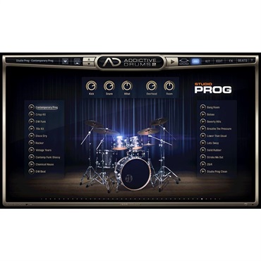 xlnaudio 【エクスエルエヌオーディオ2025サマーセール】Addictive Drums 2 Studio Prog ADpak (代引不可)(オンライン納品) 画像1