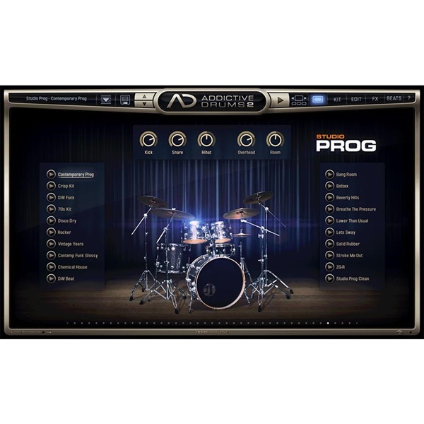 xlnaudio 【エクスエルエヌオーディオ2025サマーセール】Addictive Drums 2 Studio Prog ADpak (代引不可)(オンライン納品) 画像1