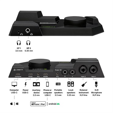 LEWITT CONNECT 6 (ルーイット) オーディオインターフェイス 画像2