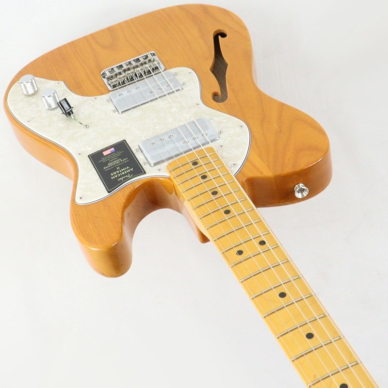 Fender USA American Vintage II 1972 Telecaster Thinline (Aged Natural/Maple) 画像4
