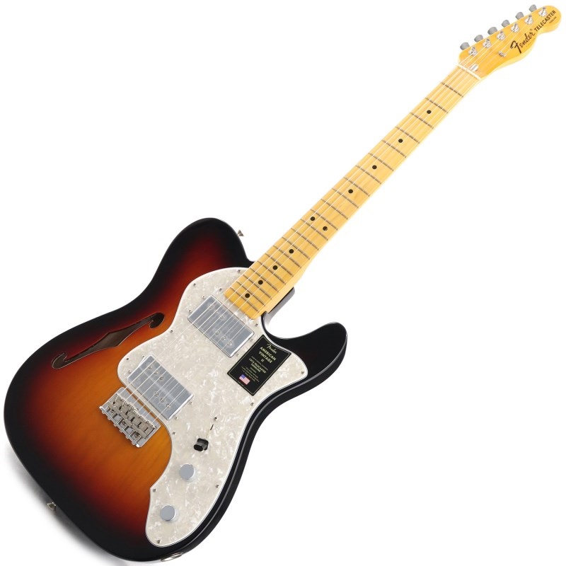 Fender USA American Vintage II 1972 Telecaster Thinline (3-Color Sunburst/Maple) 画像1
