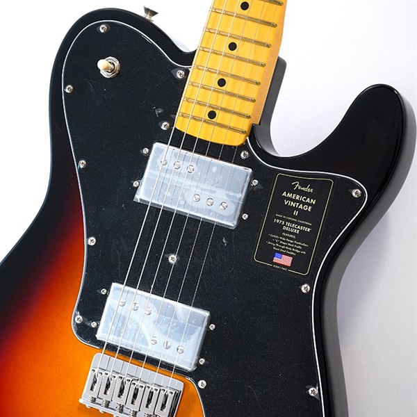 Fender USA American Vintage II 1975 Telecaster Deluxe (3-Color Sunburst/Maple) 画像3