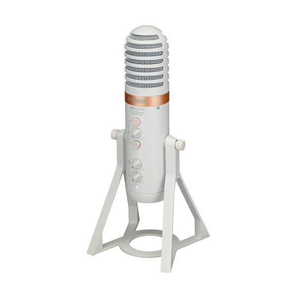 YAMAHA AG01 W(ホワイト)(OBS Studio機器認証)(ヤマハ)【配信に最適なUSBマイク】 画像1