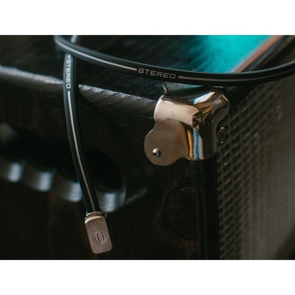 ERNIE BALL FLAT RIBBON STEREO PATCH CABLE #6407 (3inch/7.62cm) 画像1