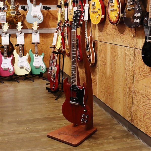 Gibson Handcrafted Wooden Doubleneck Guitar Stand Mahogany [ASTD