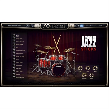 xlnaudio ADpak Modern Jazz Sticks (代引不可)(オンライン納品) 画像1