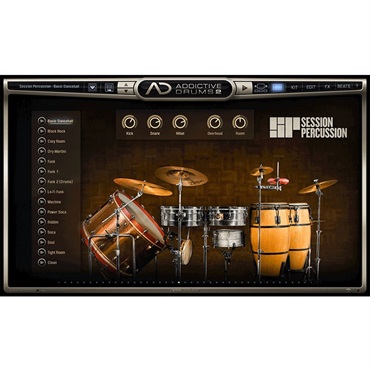 xlnaudio ADpak Session Percussion (代引不可)(オンライン納品) 画像1