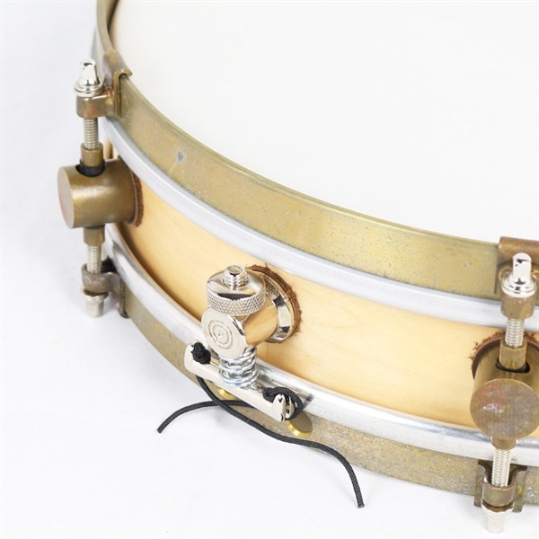 A&F Drum Co Wood Rude Boy Maple Snare Drum 13 x 3 with Raw Brass Hoops 画像5