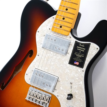 Fender USA American Vintage II 1972 Telecaster Thinline (3-Color Sunburst/Maple) 【The Spring Summer 2026 Campaign】 画像3