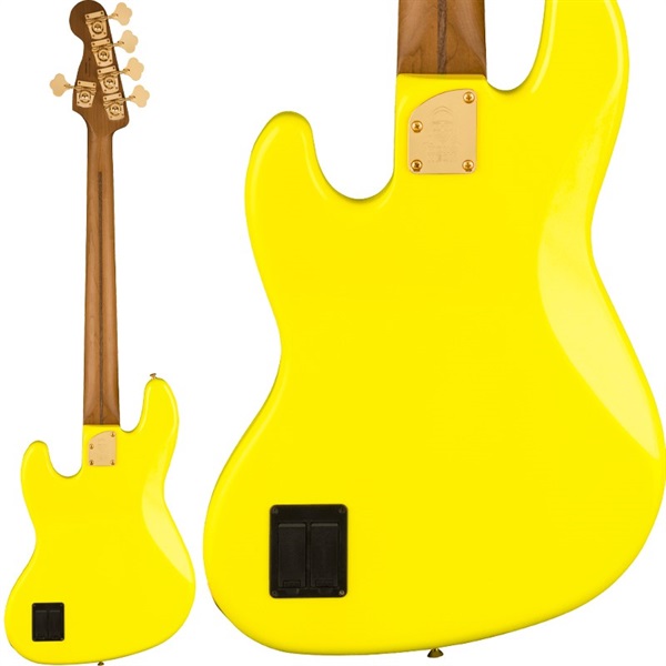 Fender MEX MonoNeon Jazz Bass V (Neon Yellow) 画像1