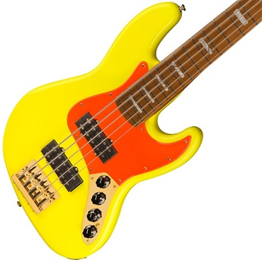 Fender MEX MonoNeon Jazz Bass V (Neon Yellow) 画像2