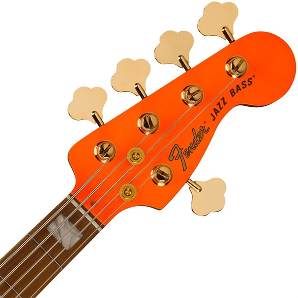 Fender MEX MonoNeon Jazz Bass V (Neon Yellow) 画像4