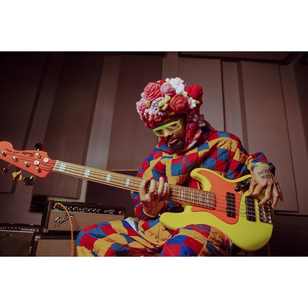 Fender MEX MonoNeon Jazz Bass V (Neon Yellow) 画像7