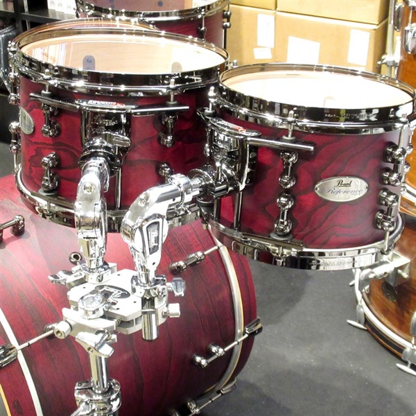 Pearl Reference PURE 5pc Drum Kit / Scarlet Ash w/Black Nickel Parts & Red Logo Front Head 【Drum Station Limited Color】 画像1