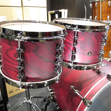 Pearl Reference PURE 5pc Drum Kit / Scarlet Ash w/Black Nickel Parts & Red Logo Front Head 【Drum Station Limited Color】 画像2