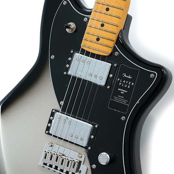 Fender MEX Player Plus Meteora HH (Silverburst/Maple) ｜イケベ楽器