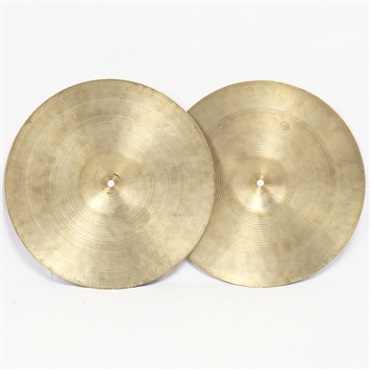 Zildjian Istanbul K Zildjian HiHats 14 pair [Top 884g： / Bottom 902ｇ：Old stamp IVb (1959年) ホール小径 ] 【Vintage】値下げしました！ 画像1