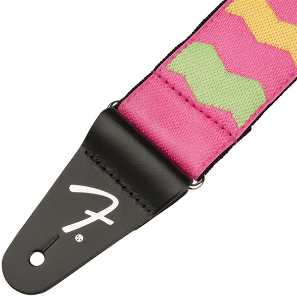 Fender USA MonoNeon Woven Strap (Neon Pink) [#0990623070] 画像1