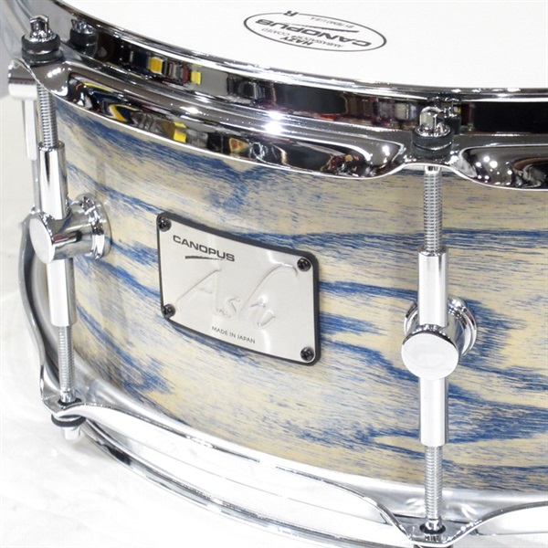 CANOPUS AH-1455 [Ash Snare 14×5.5 / Ocean Storm Ash Oil] 画像1