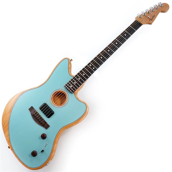 Fender Acoustics Acoustasonic Player Jazzmaster (Ice Blue) 画像1