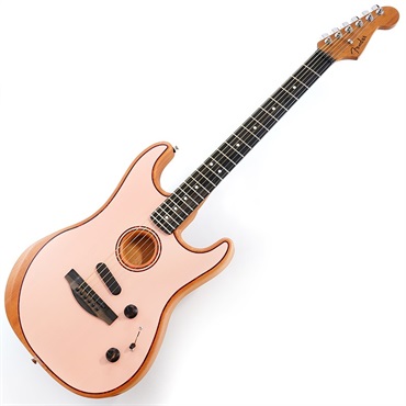 Fender Acoustics FSR American Acoustasonic Stratocaster (Shell Pink/Ebony Fingerboard) 画像1