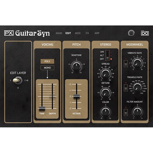 UVI PX Guitar Syn(代引不可)(オンライン納品) 画像1
