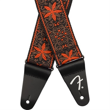 Fender USA Pasadena Woven Strap (Orange Wallflowe) [#0990638028] 画像1