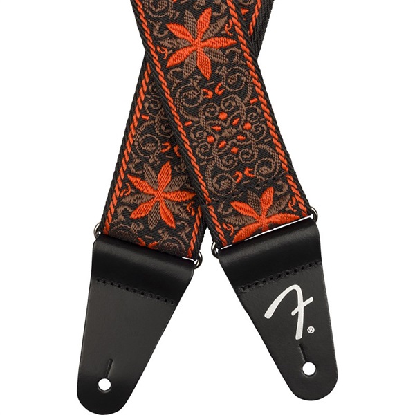Fender USA Pasadena Woven Strap (Orange Wallflowe) [#0990638028] 画像1
