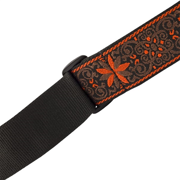 Fender USA Pasadena Woven Strap (Orange Wallflowe) [#0990638028] 画像2