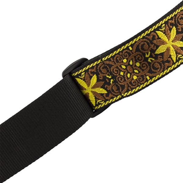 Fender USA Pasadena Woven Strap (Yellow Wallflower) [#0990638037] 画像2