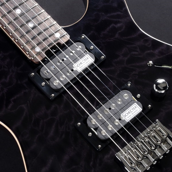 SCHECTER KR-24-2H-FXD (See-thru Black/R) |イケベ楽器店 SCHECTER KR-24-2H-FXD (See-thru Black/R) |イケベ楽器店