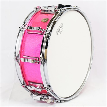 Ludwig Classic Maple Snare Drum 14×5 - Pink Glitter [LS401XX90] 画像2