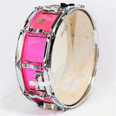 Ludwig Classic Maple Snare Drum 14×5 - Pink Glitter [LS401XX90] 画像3